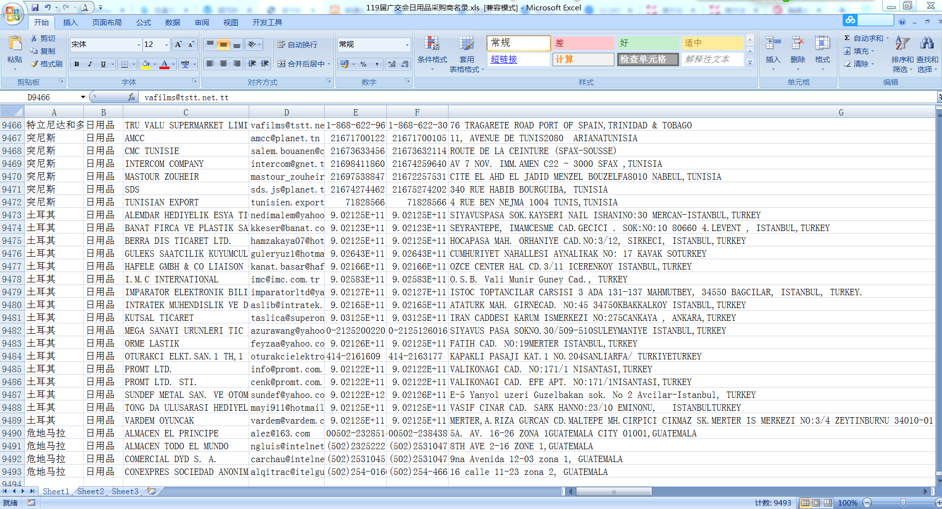 第119届广交会参展商名录-日用品