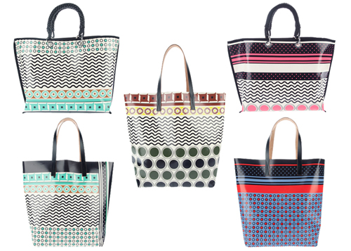 Marni 2012春夏Tote Bags 趣味印花&缤纷色彩_背一千多二手奢侈品包看得出来吗