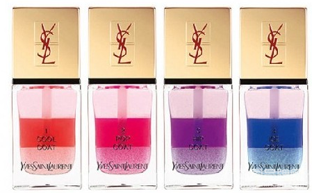 YSL 新款渐层颜色效果指甲油