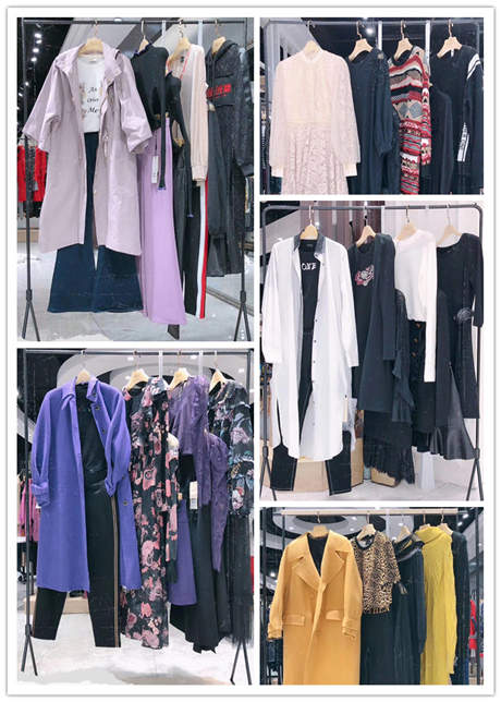 拉夏贝尔郑州冬季品牌女装外套批发实惠_品牌女装折扣店一折货源