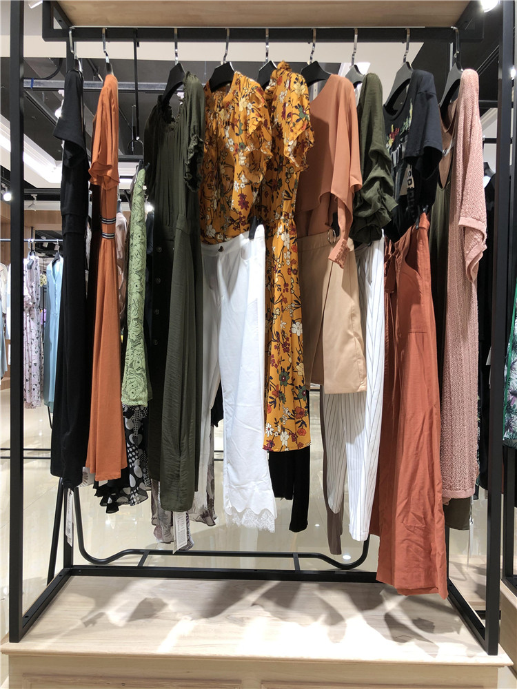 2021新款女装青葵连衣裙高端精品折扣货时尚欧韩_品牌折扣店货源进货渠道