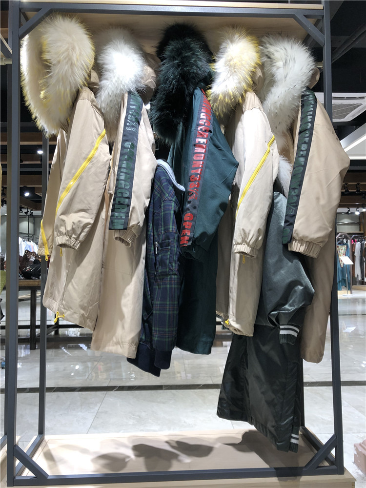 2021冬装新品羽绒服中长款90鸭绒羽绒服专柜货源_品牌折扣店怎样进货