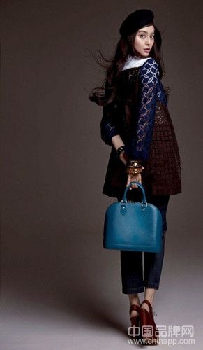 范冰冰×Louis Vuitton EPI Alma Bag 平面广告_广州名牌包包批发市场在哪里