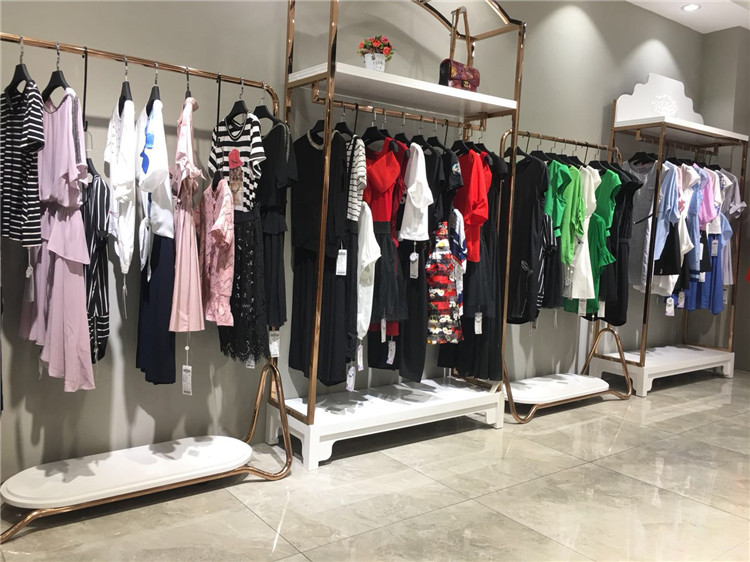 米莱夏装一手货源批发新款走份专柜正品_品牌女装加盟免费铺货