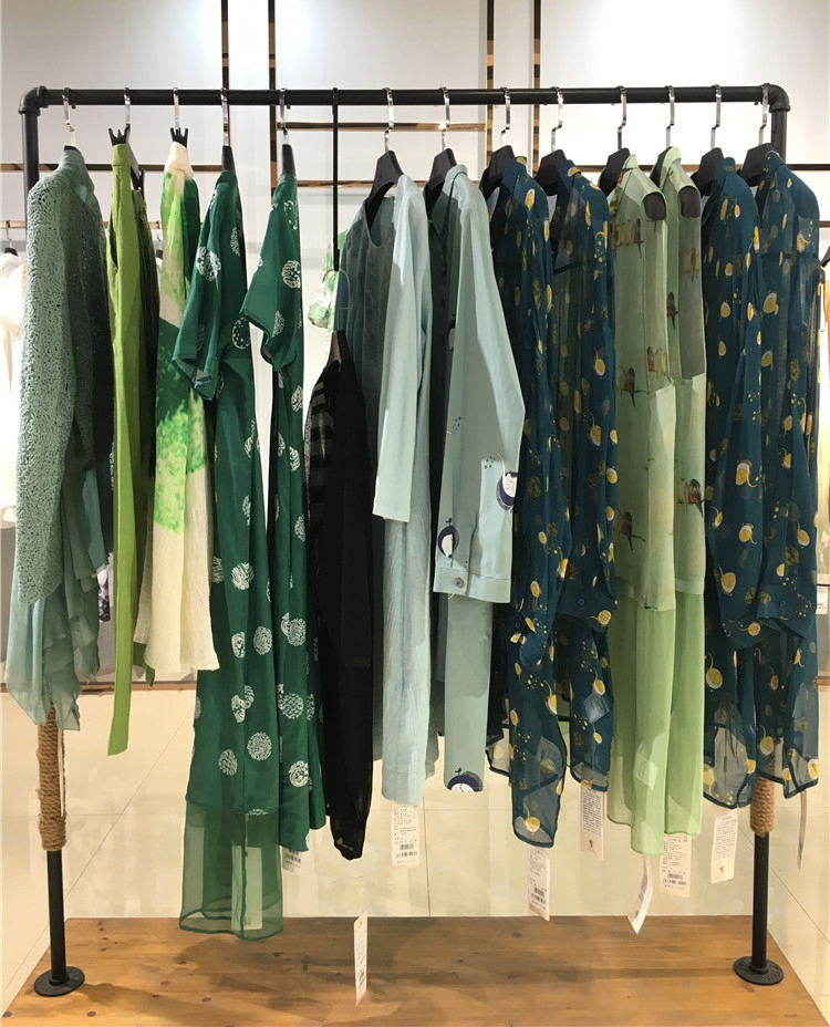 2021凡释原创设计品牌优质雪纺连衣裙衬衫折扣尾