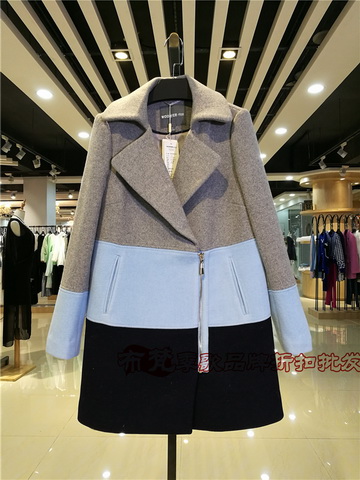 杭州品牌折扣女装批发婉枫WOORFER 15冬装折扣尾货_品牌折扣店怎么加盟