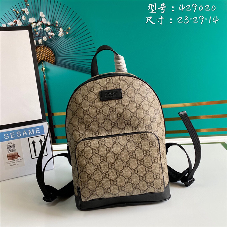 Gucci古驰 429020 KLQAX 9772 小号高级人造帆布背包