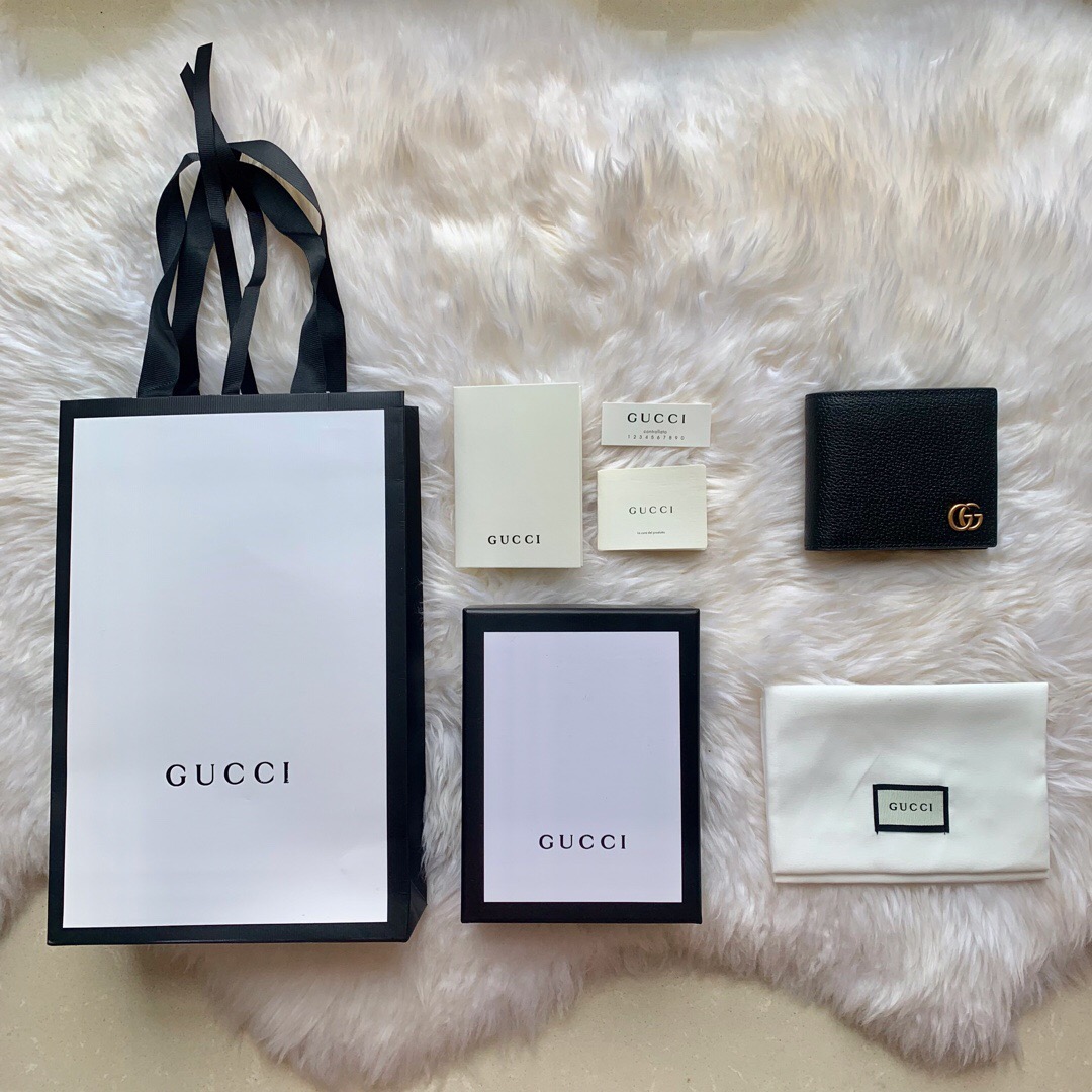 Gucci/古驰 428726 双G男士短款钱夹