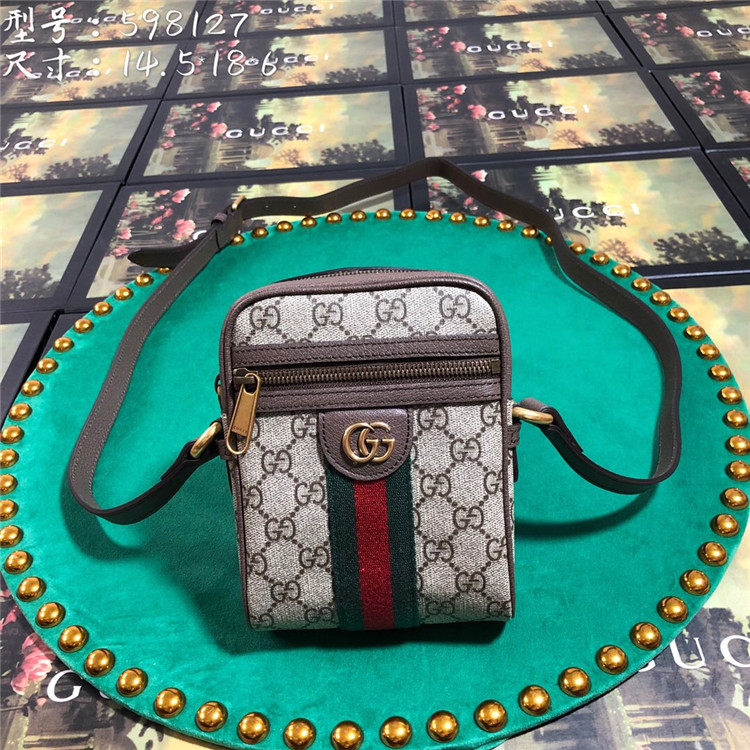 Gucci 598127 Ophidia系列GG肩背包