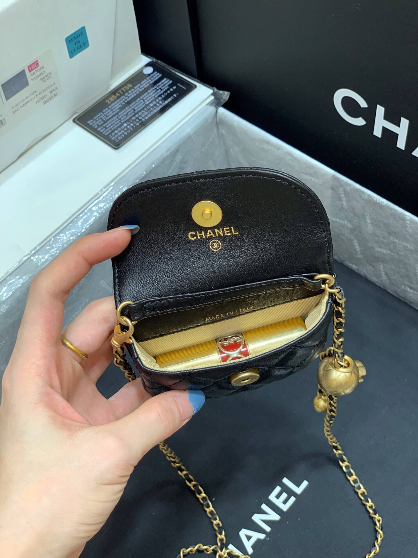 Chanel/香奈儿Waist bag AP1461 B02991 94305 小金珠羊皮腰