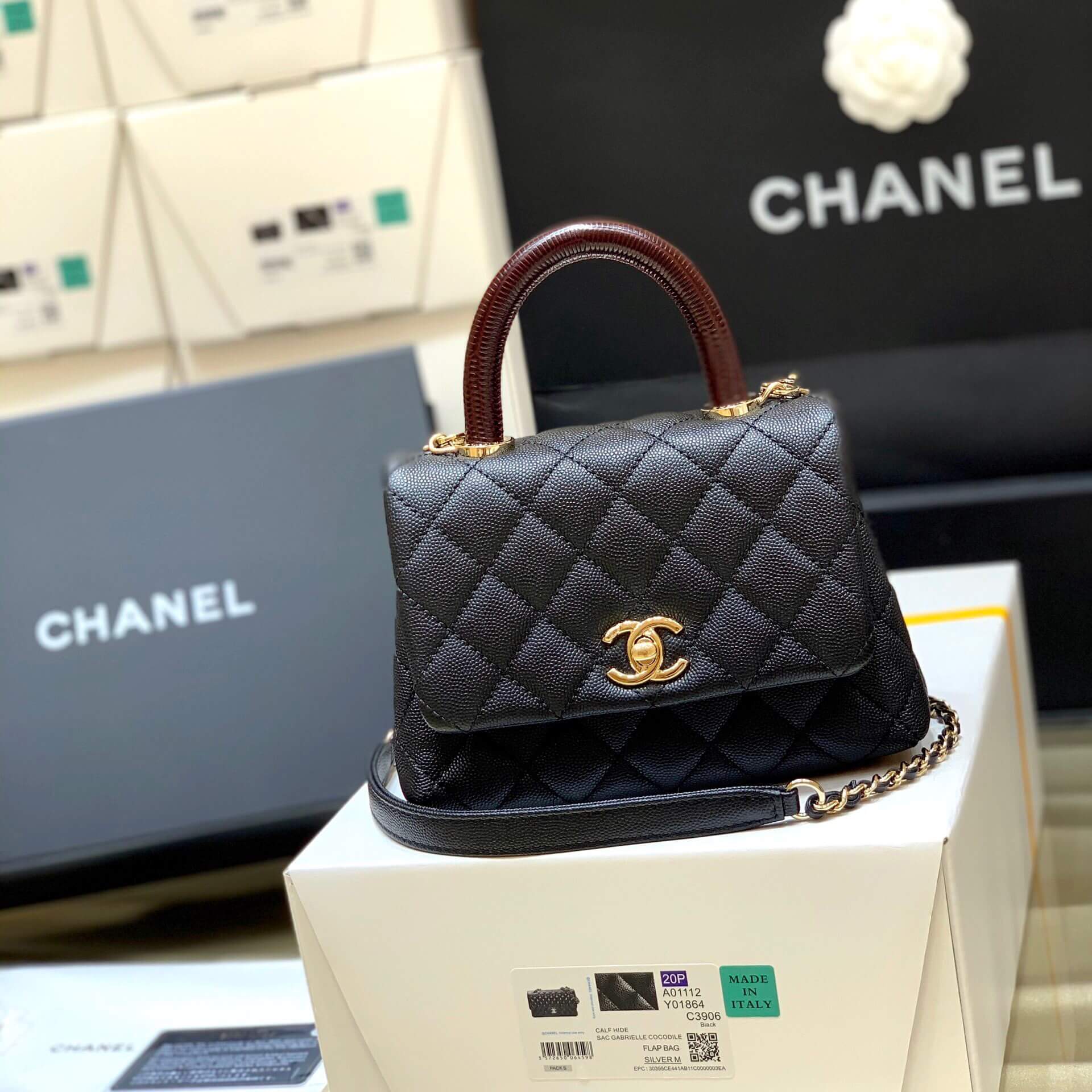 Chanel 纯原厂Coco handle Mini Bag AS2215