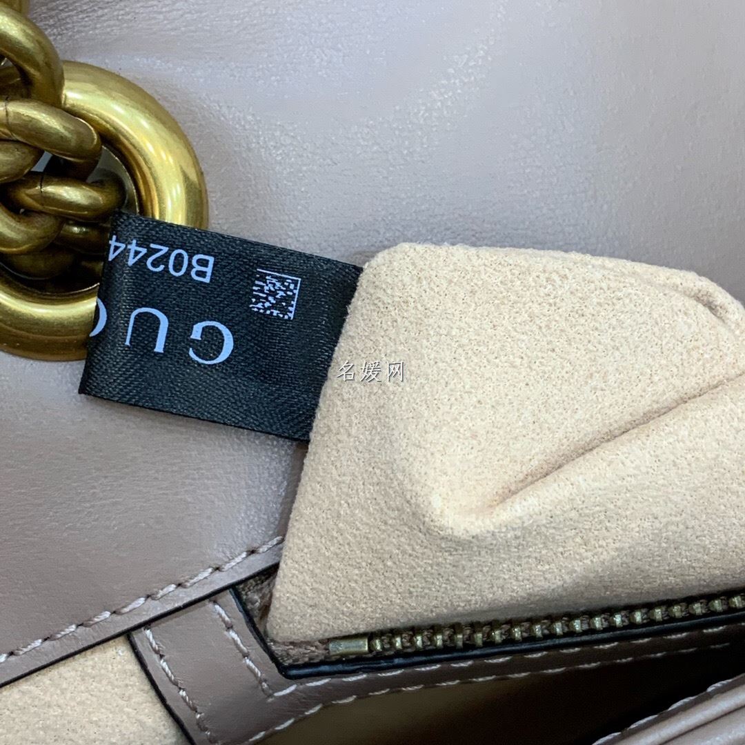 Gucci/古驰 443497 女士GG Marmont中号链条单肩斜挎包