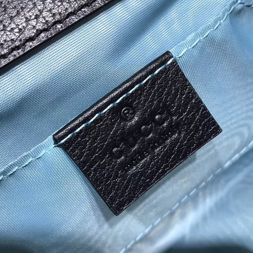 Gucci 432182 Padlock系列蜜蜂星星小号肩背包