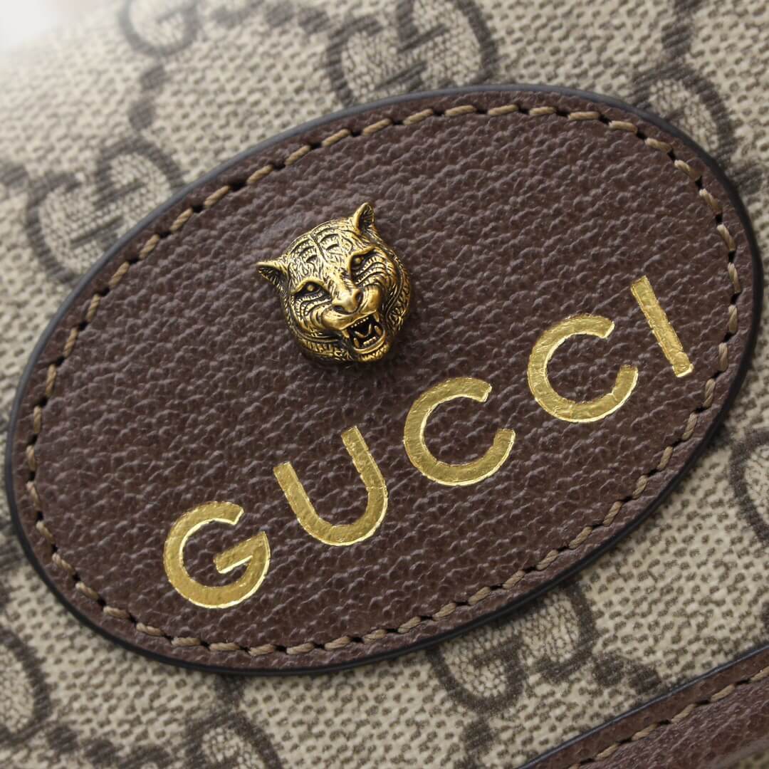 Gucci/古驰 489617 Totem GG Superme经典爆款虎头腰包