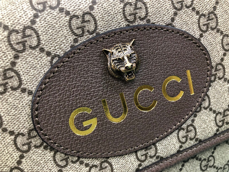 Gucci古驰 495654 高级人造帆布邮差包