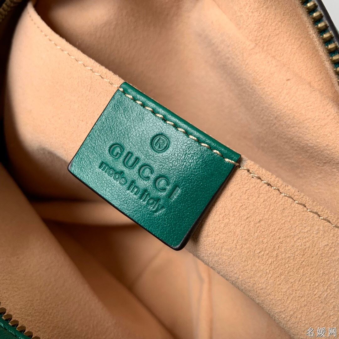 Gucci 448065 双G迷你Marmont绗缝链条古驰斜挎相机包