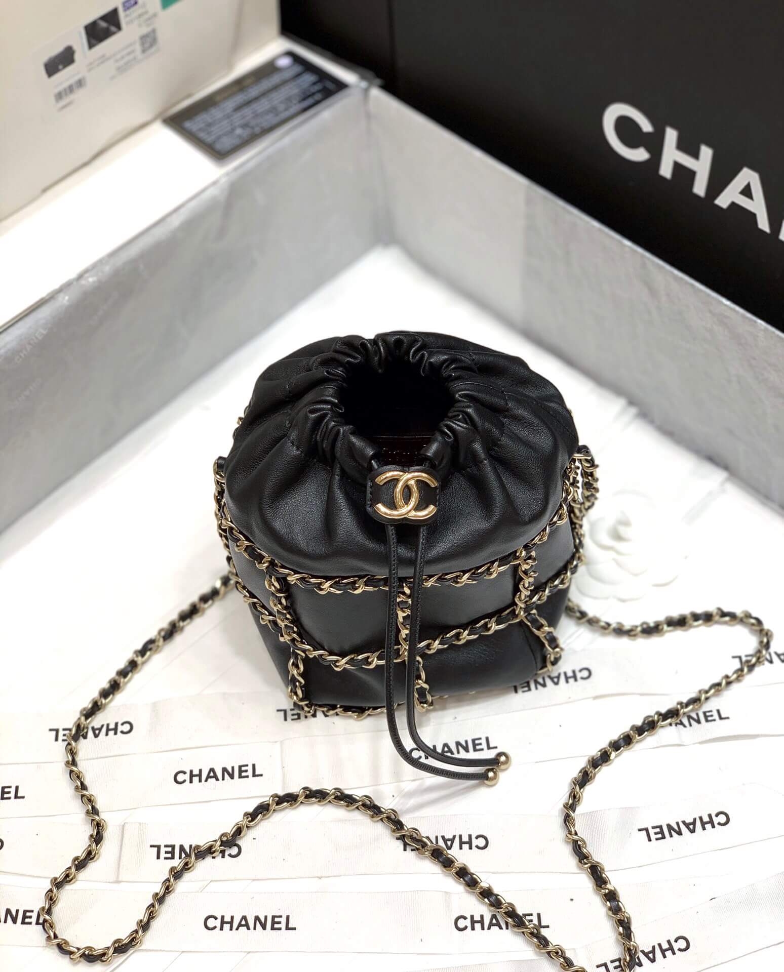 Chanel香奈儿 Small Drawstring Bag抽绳包 AS2313