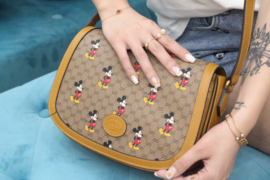 Gucci/古驰 602694 米奇系列Disney x 小号肩背包