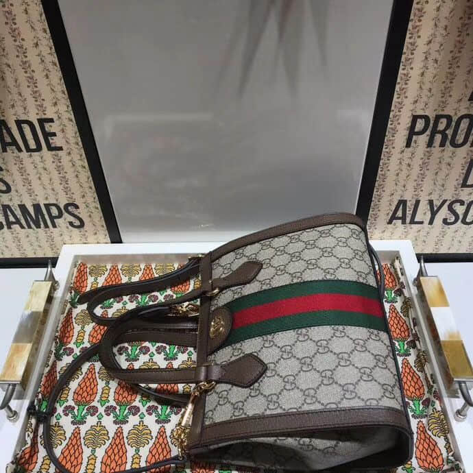 Gucci/古驰 547551 Ophidia系列小号GG购物袋