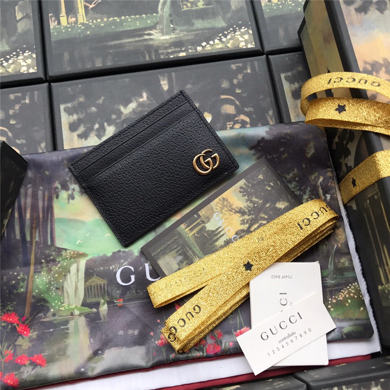 Gucci古驰 436022 GG Marmont系列皮革钱夹