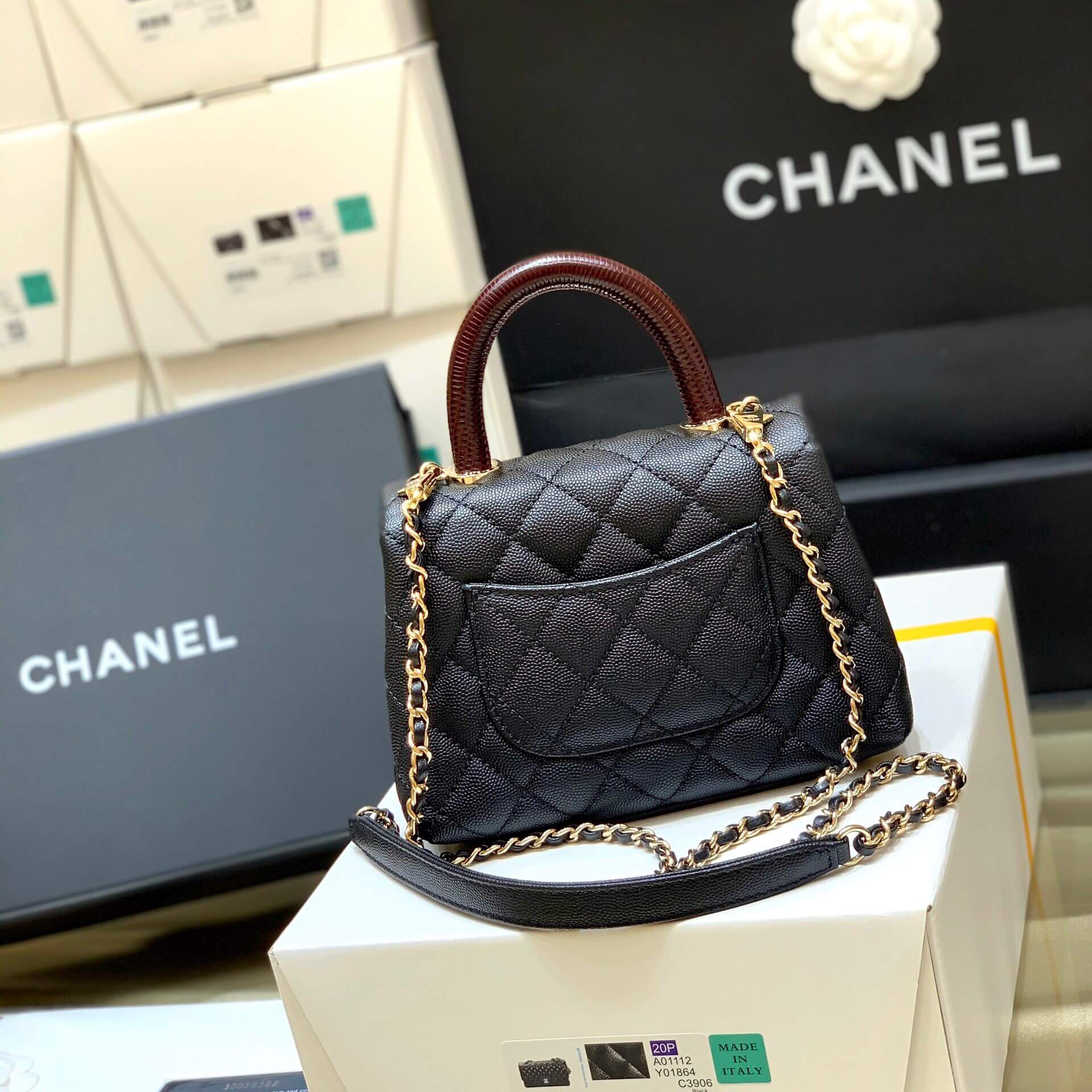 Chanel 纯原厂Coco handle Mini Bag AS2215