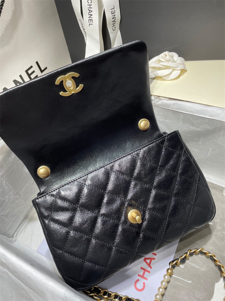 Chanel AS3001 B07281 94305 珍珠小号口盖包