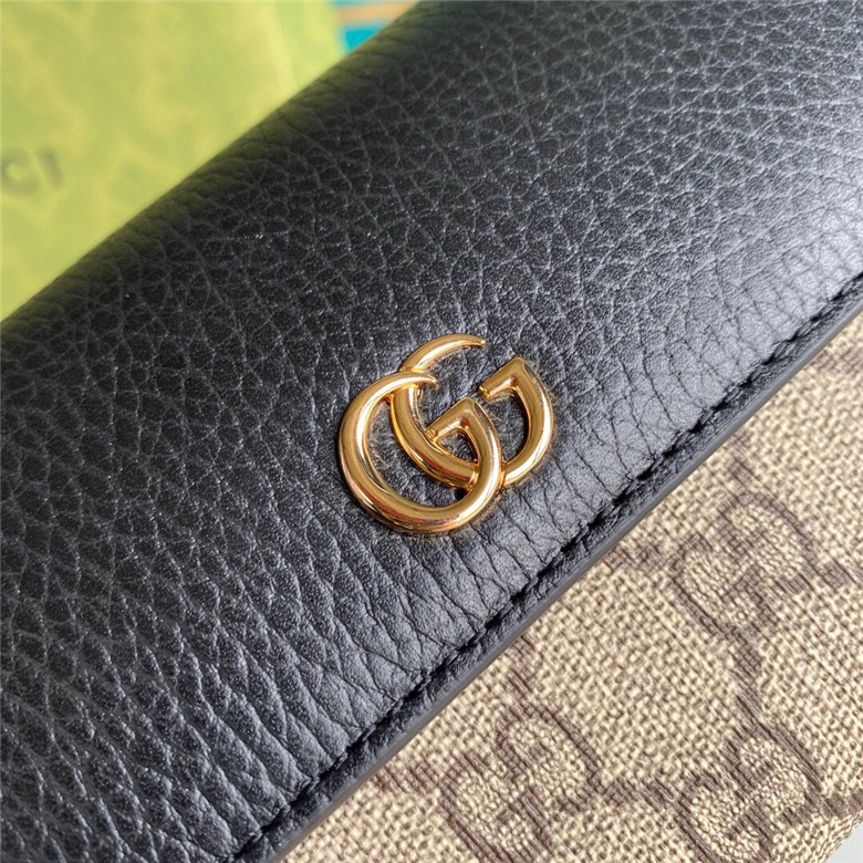 Gucci ‎546585 17WAG 1283 GG Marmont系列链带钱包