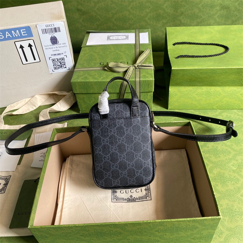 Gucci 671682 96IWT 8745 互扣式双G迷你手袋