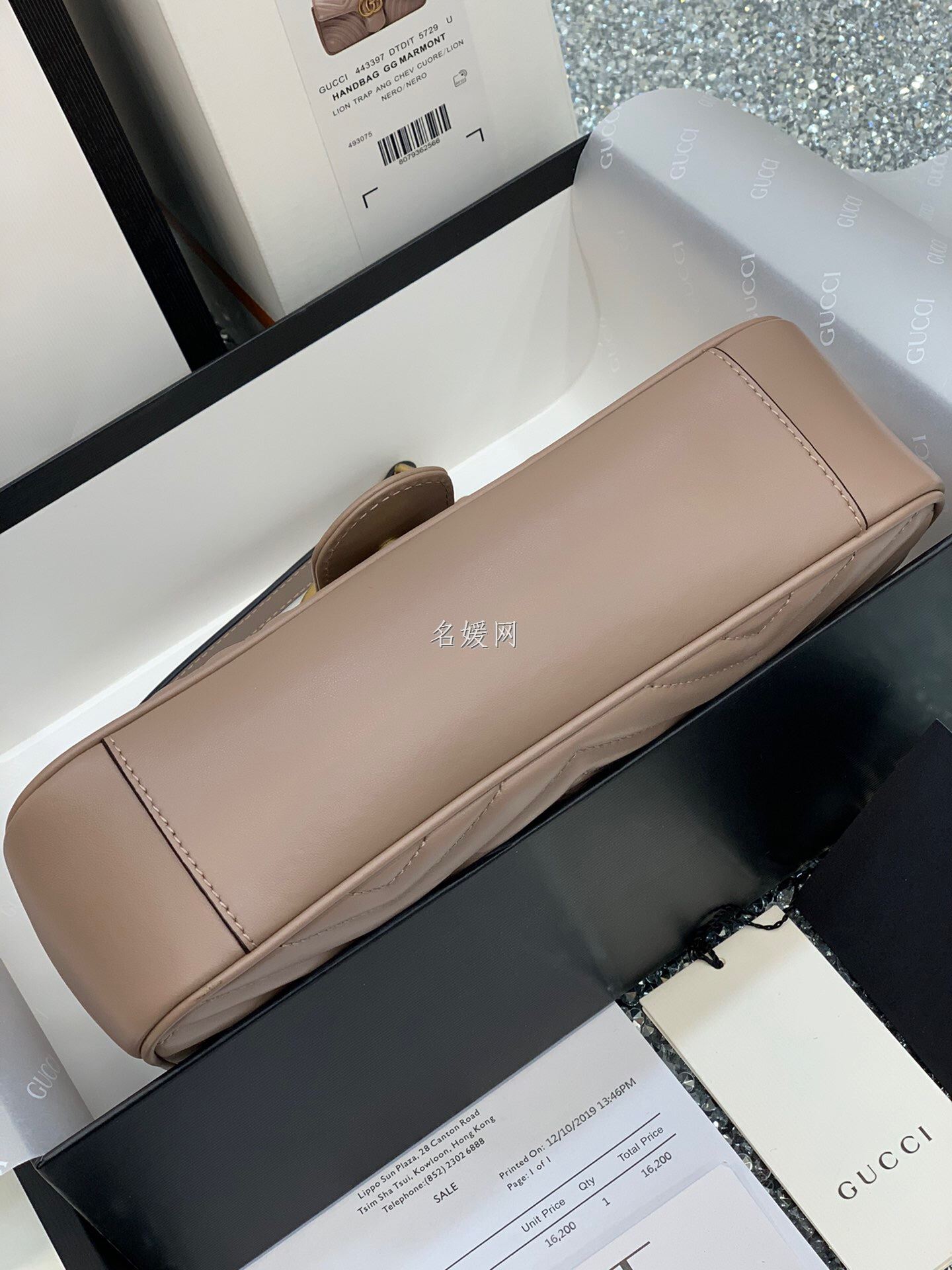 Gucci/古驰 443497 女士GG Marmont中号链条单肩斜挎包