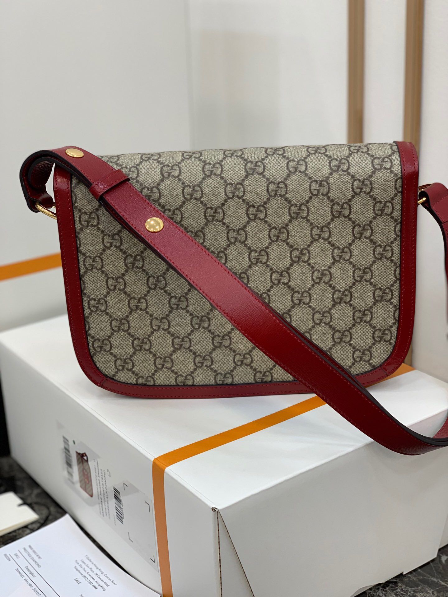 Gucci/古驰 1955马衔扣肩背包 602204 92TCG 8561