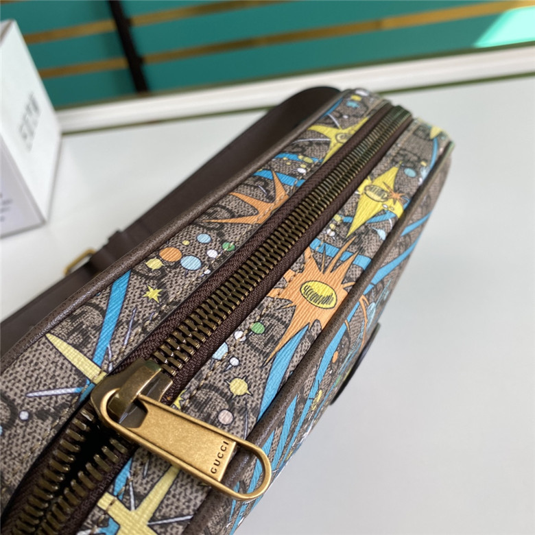 Gucci 602695 2O4AT 8679 Disney x Gucci唐老鸭印花 腰包