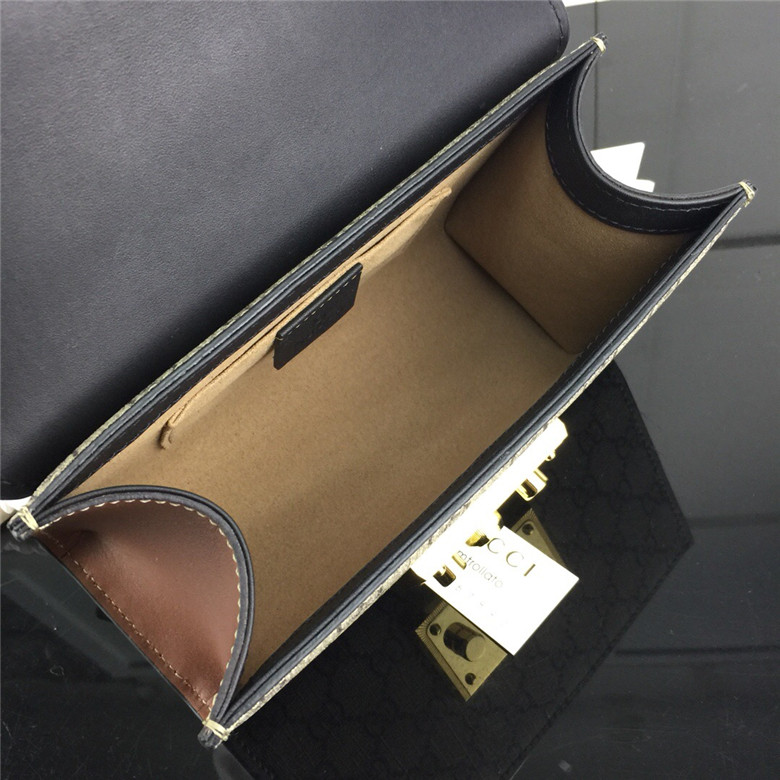 Gucci古驰 409487 Padlock系列小号GG肩背包