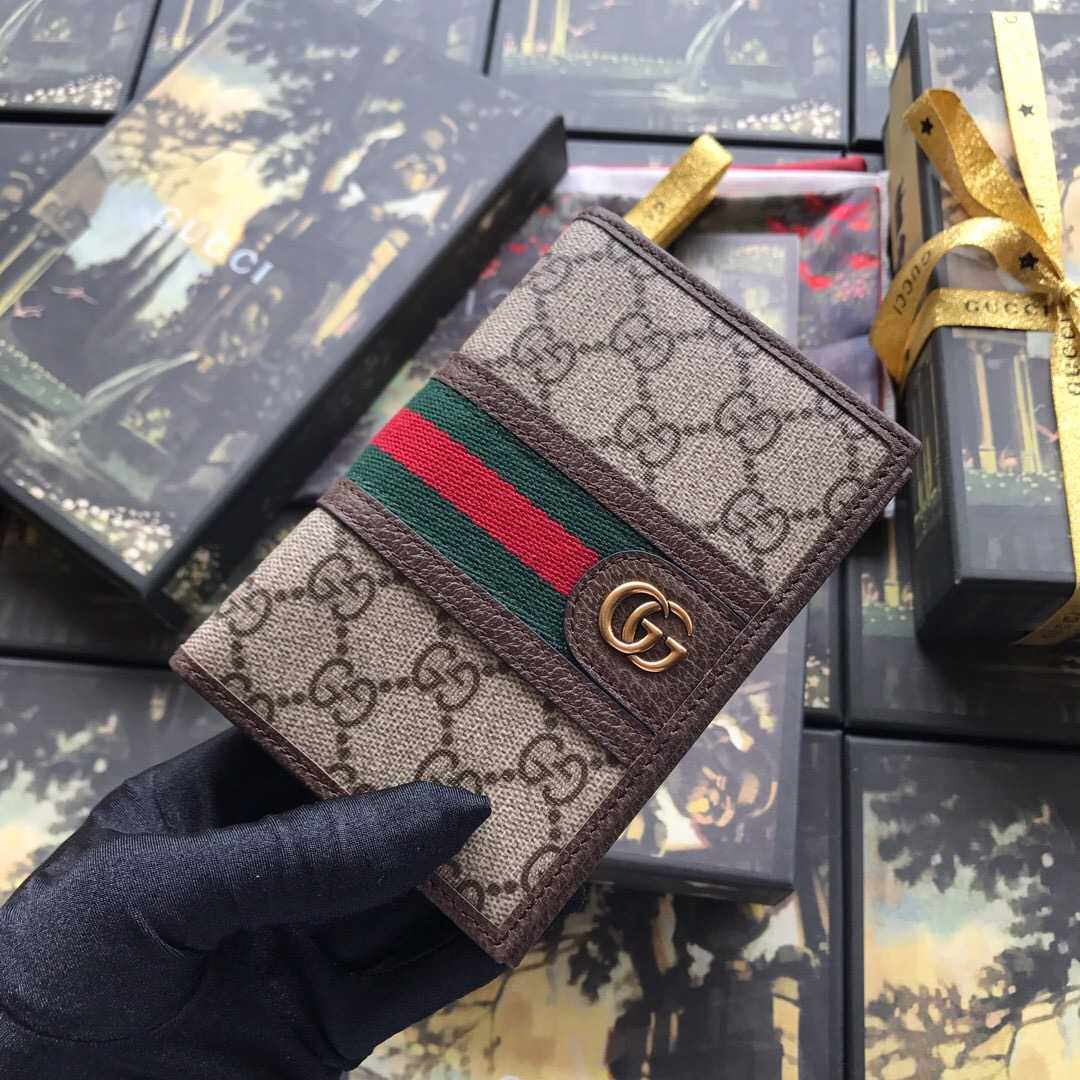 Gucci/古驰 597620 96IWT 8745 Ophidia系列GG护照包