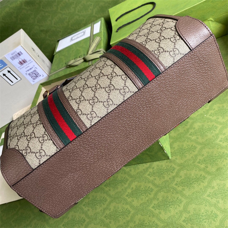 Gucci 645017 96IWT 8745 GG织带小号旅行包