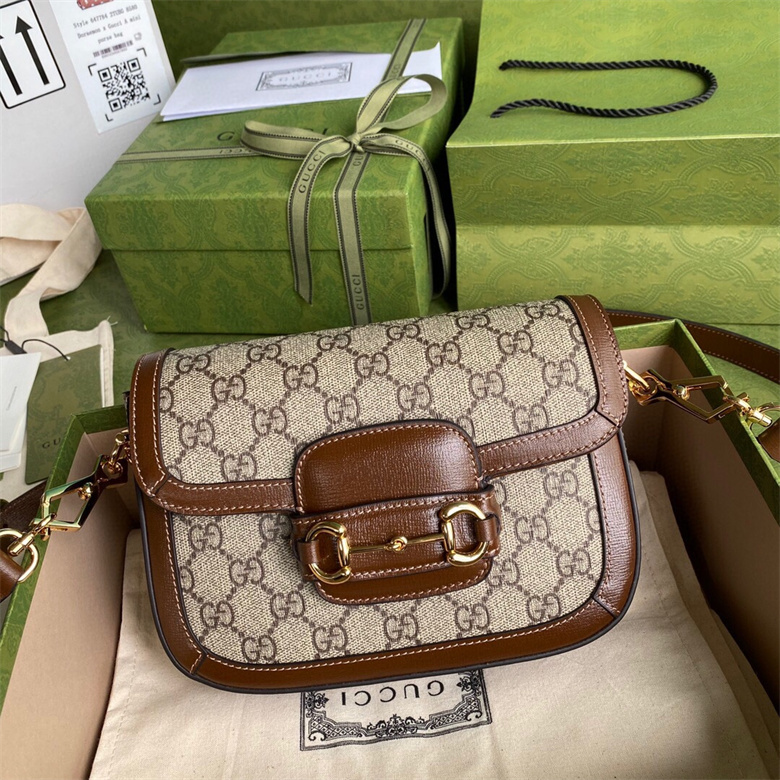 Gucci 658574 HUHHG 8565 马衔扣1955系列迷你手袋