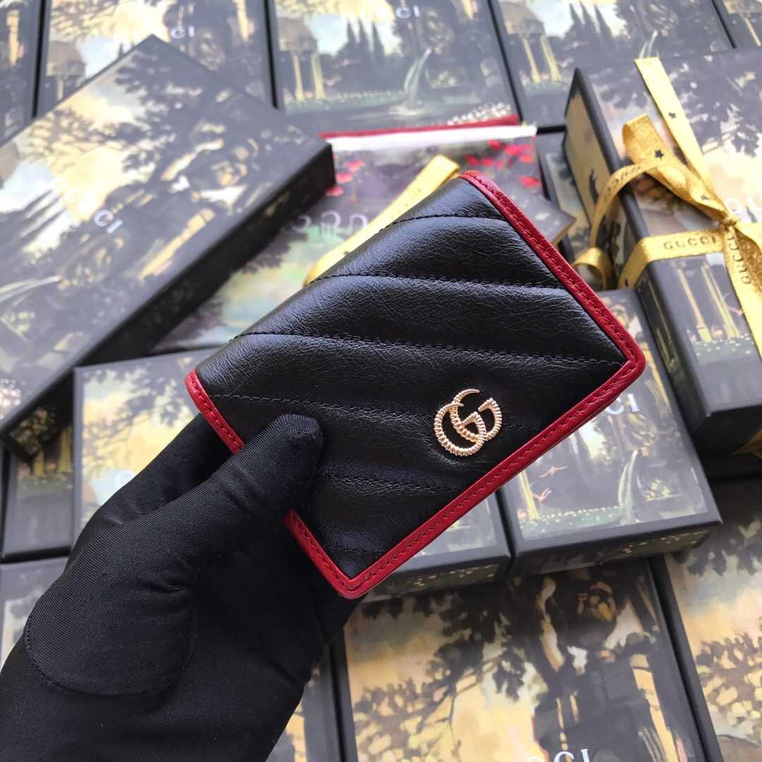 GUCCI/古驰 573811 GG Marmont 系列卡包