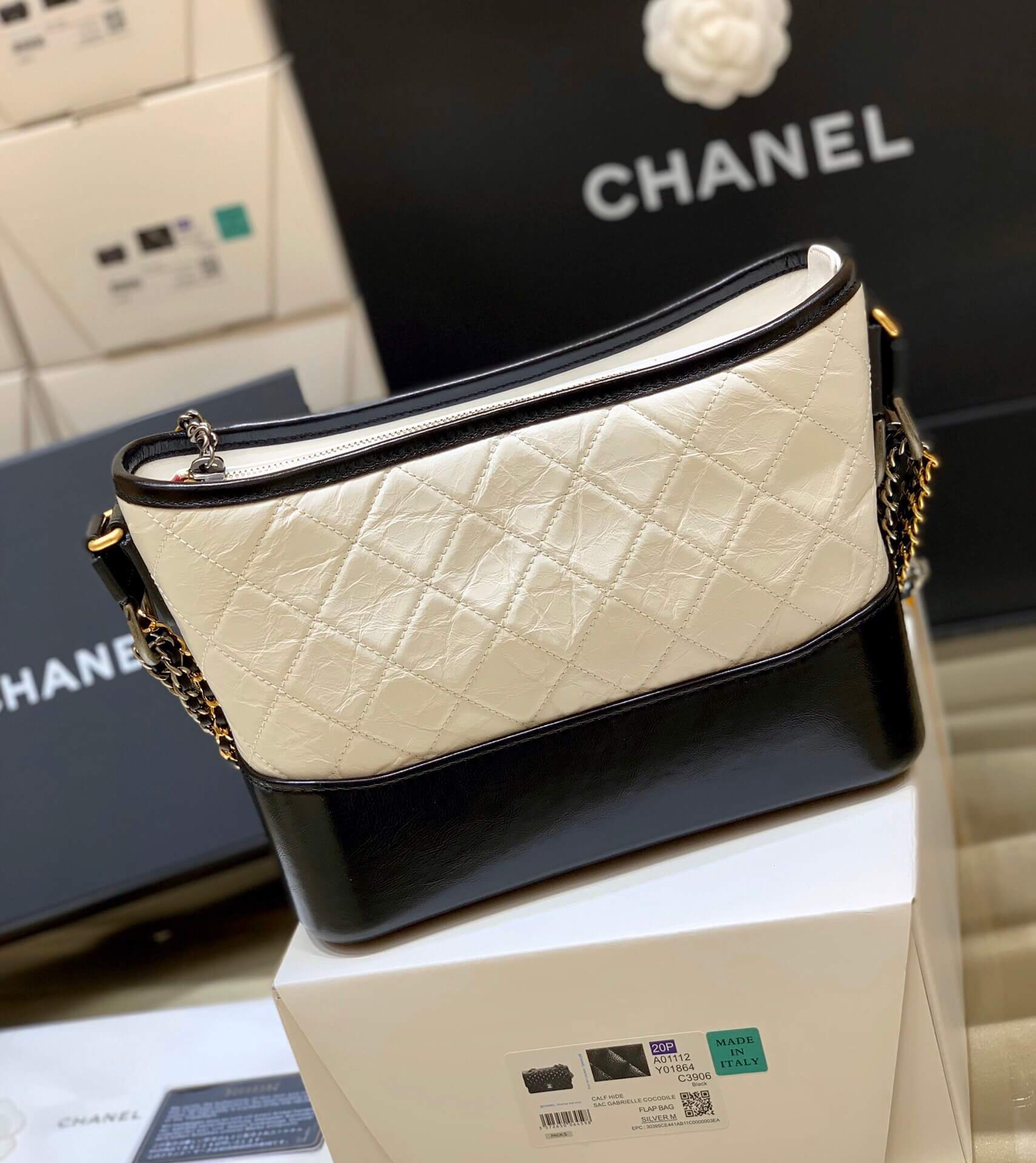 Chanel香奈儿 Gabrielle hobo bag中号流浪包 AS1521