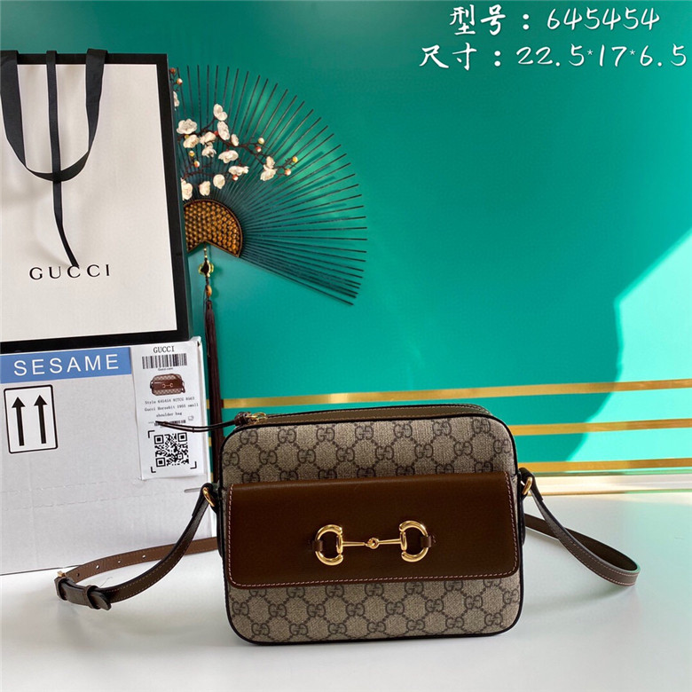 Gucci古驰 645454 马衔扣1955系列小号肩背包