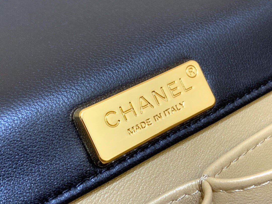 CHANEL AS2796 土豪金大金砖口盖包