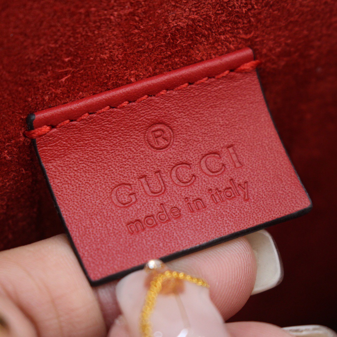 Gucci/古驰 400249 新款Dionysus小号酒神包红色