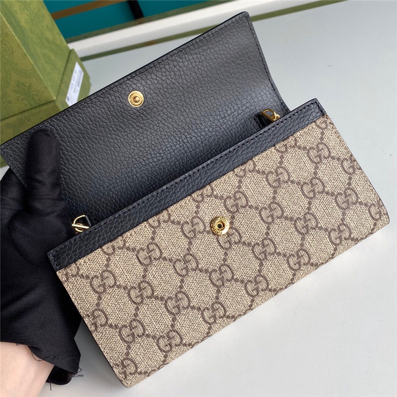 Gucci ‎546585 17WAG 1283 GG Marmont系列链带钱包