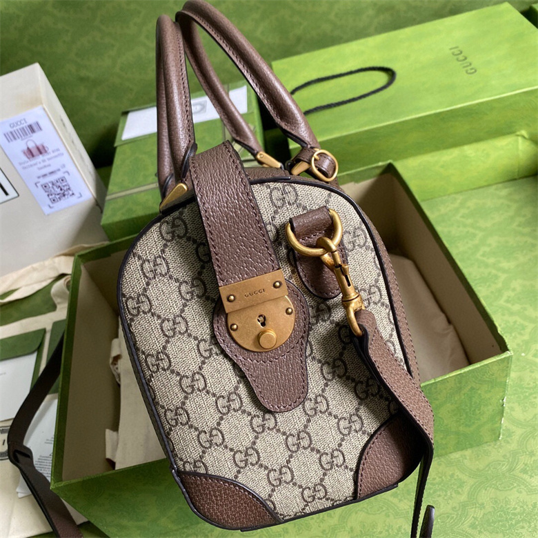 Gucci 645017 96IWT 8745 GG织带小号旅行包