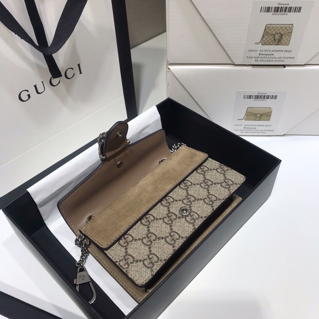 Gucci/古驰 新款Dionysus系列迷你酒神单肩包 476432