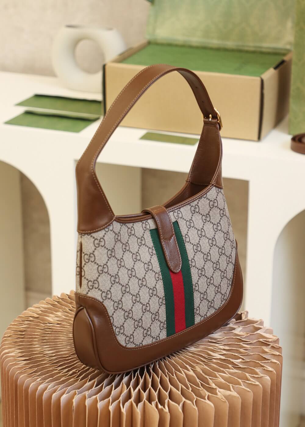 GUCCI古驰Jackie 1961系列小号肩背包636706