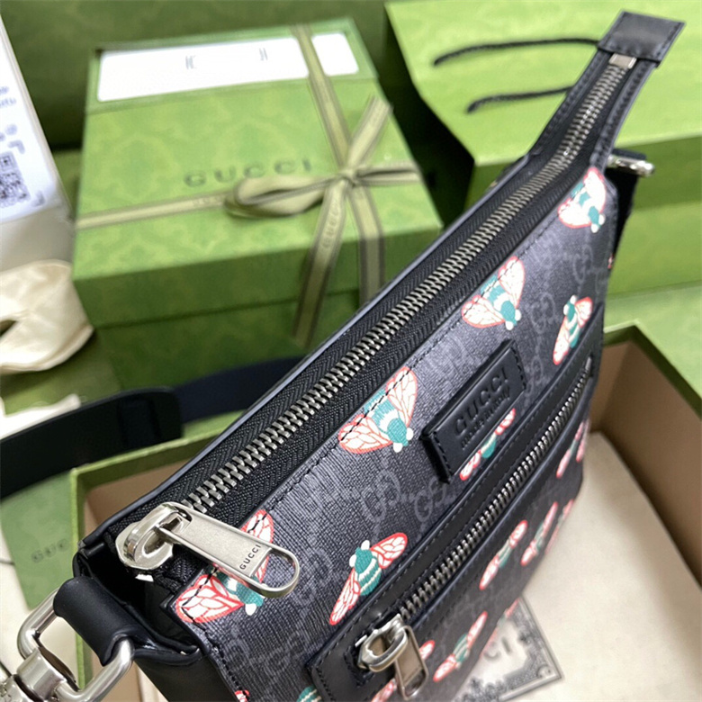 Gucci 681021 UIEBN 1058 Bestiary系列蜜蜂邮差包