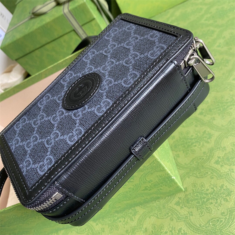 Gucci 671674 92TCG 8563 互扣式双G迷你手袋