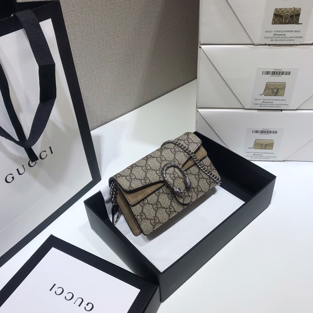 Gucci/古驰 新款Dionysus系列迷你酒神单肩包 476432