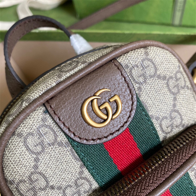 Gucci 671682 96IWT 8745 Ophidia系列迷你手袋