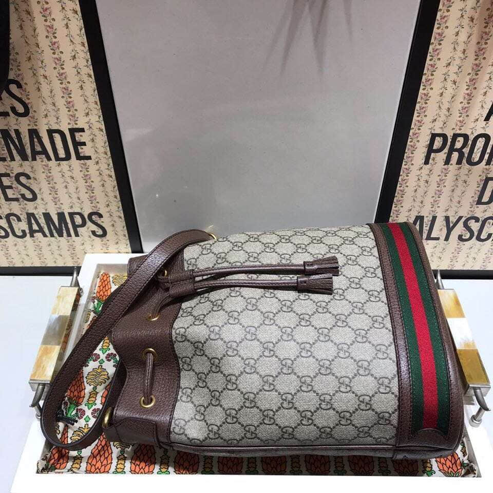 Gucci/古奇 540457 Ophidia系列GG水桶包