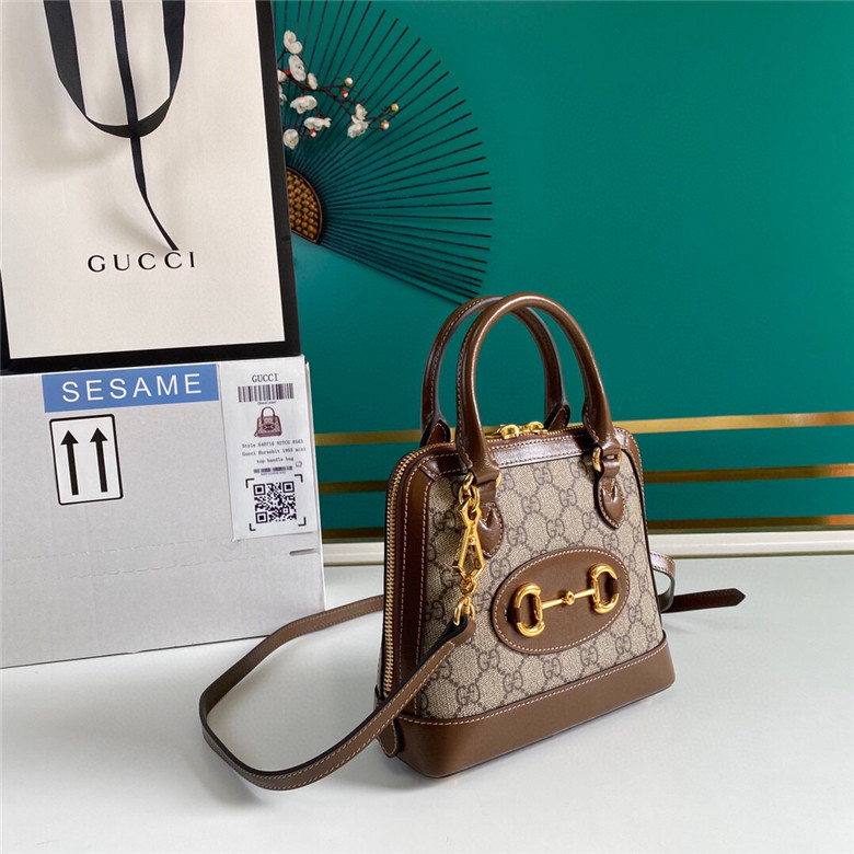 Gucci 640716 马衔扣1955系列迷你手提包